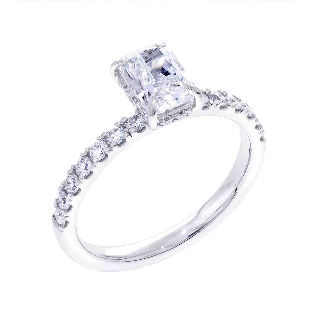 Radiant Solitaire  Lab Created Diamond Engagement Ring LR70ART1.00